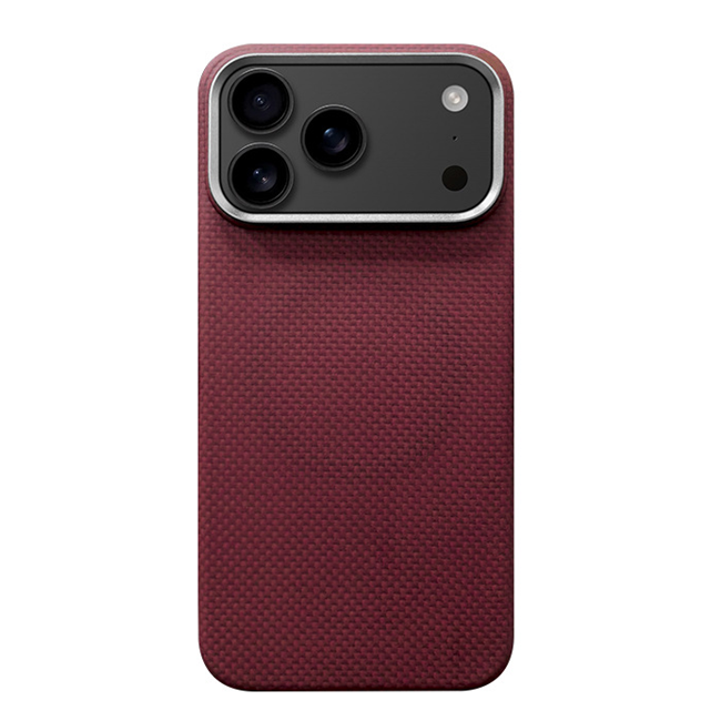 iPhone 17 Pro Mobilskal MagSafe Kevlar - MiG Röd | 2353 | AlltMobil