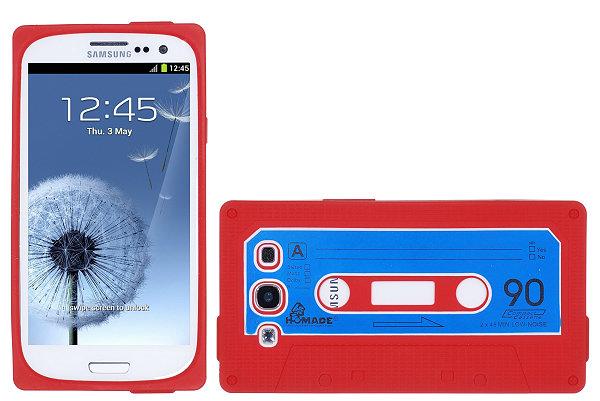 Cassette silikon skal till Samsung Galaxy S3 i9300 (Röd) | 2353 | AlltMobil