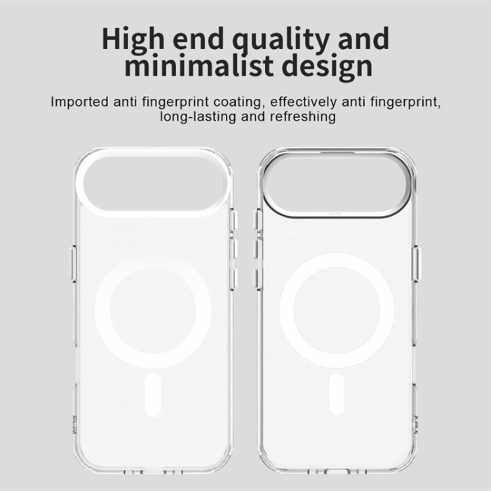 A-One Brand - iPhone 17 Air Mobilskal MagSafe Anti Drop Hybrid - Vit