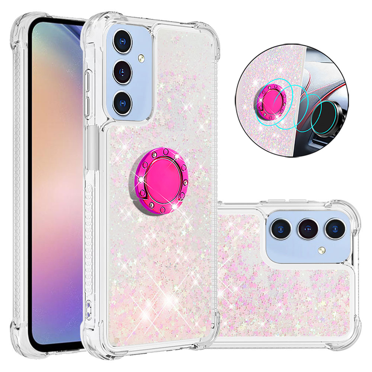 Galaxy A17/A26 Mobilskal Kickstand Quicksand TPU - Rosa | 2353 | AlltMobil