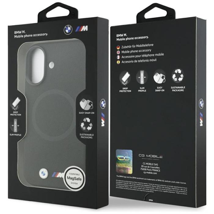 BMW - BMW iPhone 17 Mobilskal MagSafe M FW Metal Logo - Svart