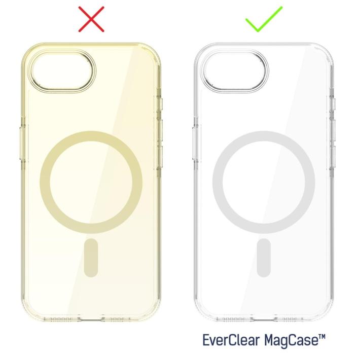 3MK - 3MK iPhone 16E Mobilskal MagSafe EverClear - Genomskinlig