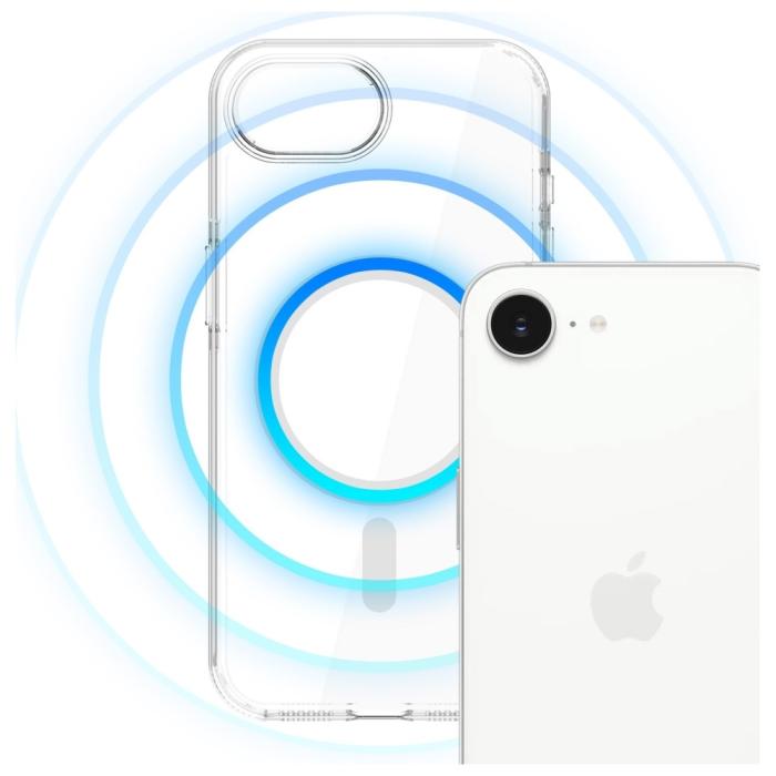 3MK - 3MK iPhone 16E Mobilskal MagSafe EverClear - Genomskinlig