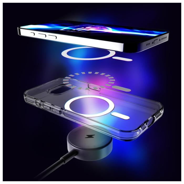 3MK - 3MK iPhone 16E Mobilskal MagSafe EverClear - Genomskinlig