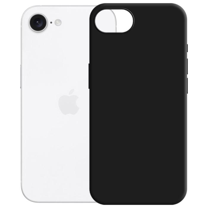 3MK - 3MK iPhone 16E Mobilskal MagSafe Silikon Hardy - Svart