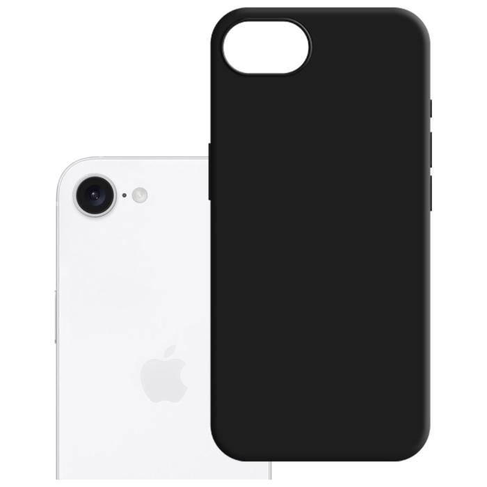 3MK - 3MK iPhone 16E Mobilskal MagSafe Silikon Hardy - Svart