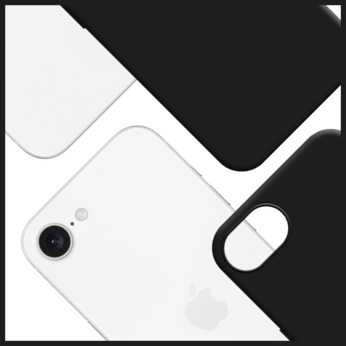 3MK - 3MK iPhone 16E Mobilskal MagSafe Silikon Hardy - Svart