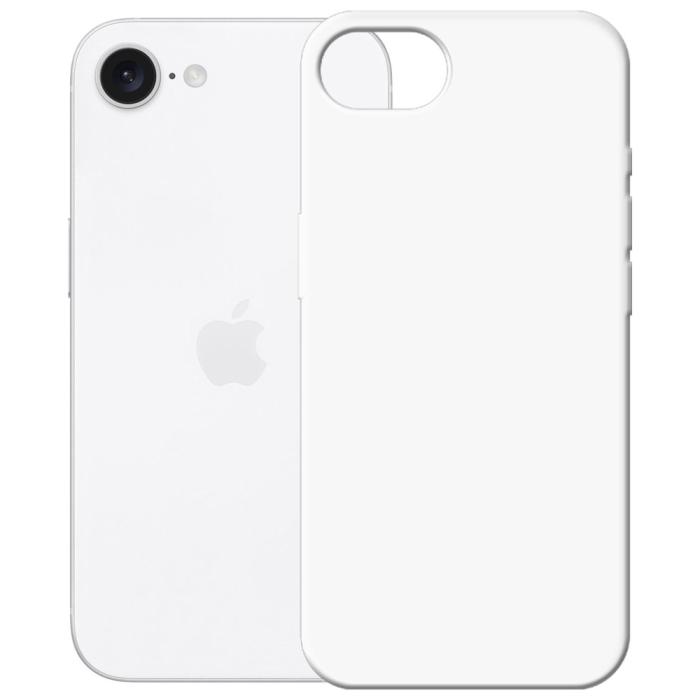 3MK - 3MK iPhone 16E Mobilskal MagSafe Silikon Hardy - Vit
