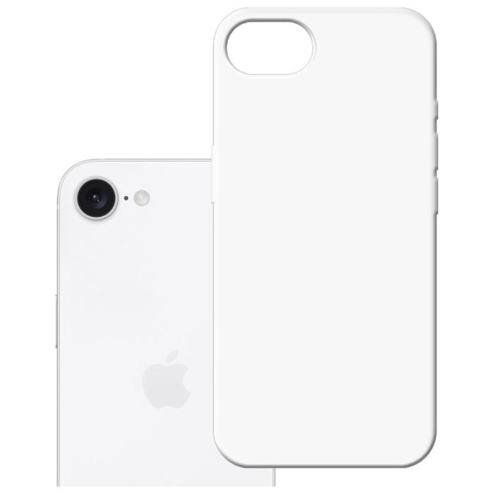 3MK - 3MK iPhone 16E Mobilskal MagSafe Silikon Hardy - Vit
