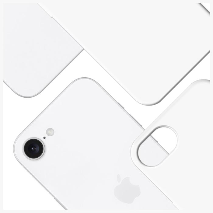 3MK - 3MK iPhone 16E Mobilskal MagSafe Silikon Hardy - Vit