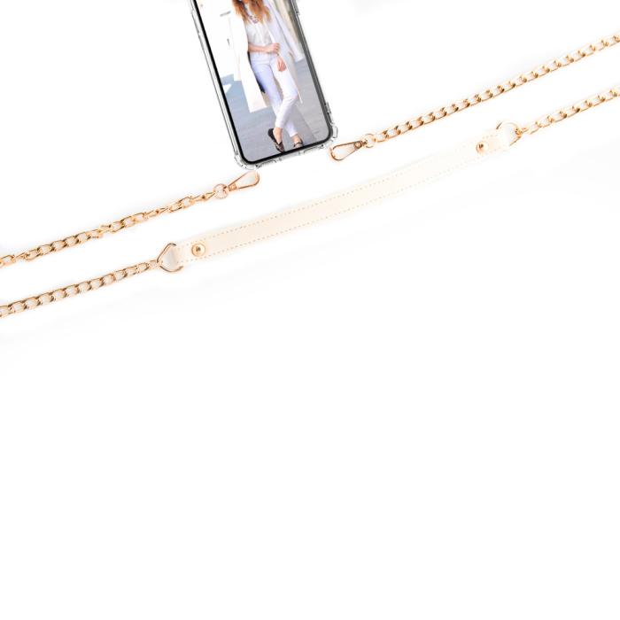 Boom of Sweden - BOOM iPhone 14 Pro Max skal med mobilhalsband - ChainStrap Beige