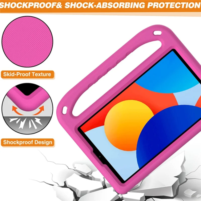 A-One Brand - Xiaomi Redmi Pad SE Skal EVA Handgrepp Kickstand - Rose