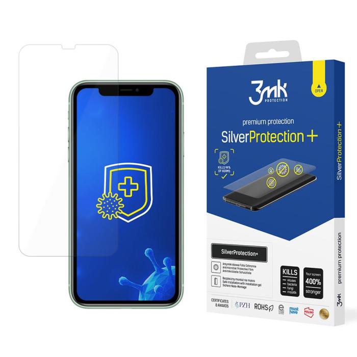 3MK - 3MK iPhone XR / 11 Plastfilm skärmskydd Silver Protection+