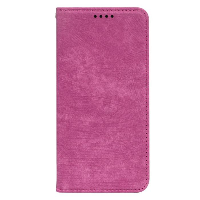 OEM - Samsung Galaxy A37 Fodral Äkta Läder Magnetiskt Skydd - Rosa