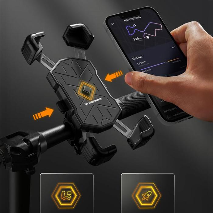 Wozinsky - Wozinsky Mobilhållare för Cykel på Styret - Svart