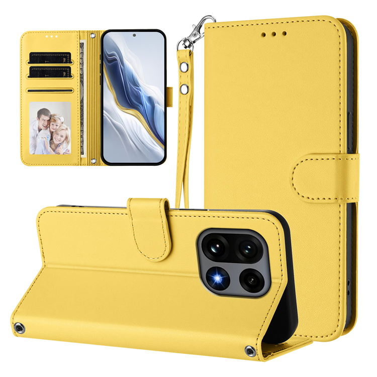 OnePlus 15 5G Plånboksfodral Konstläder (Gul) | 2353 | AlltMobil