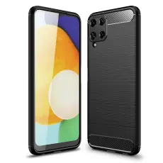 OEM - TPU Carbon Skal Galaxy A22 4G - Svart