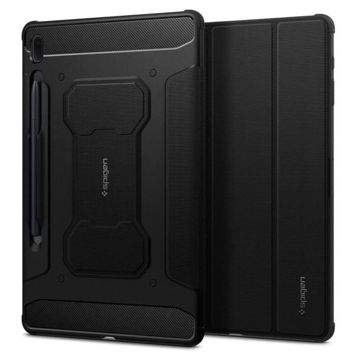 UTGATT - Spigen Fodral Rugged Armor Pro Galaxy Tab S7 Fe 5g - Svart