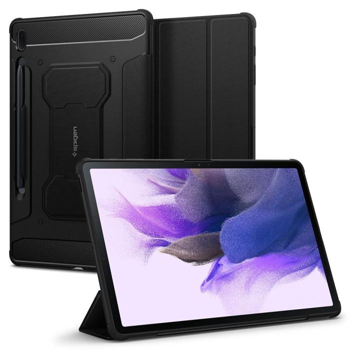 UTGATT - Spigen Fodral Rugged Armor Pro Galaxy Tab S7 Fe 5g - Svart
