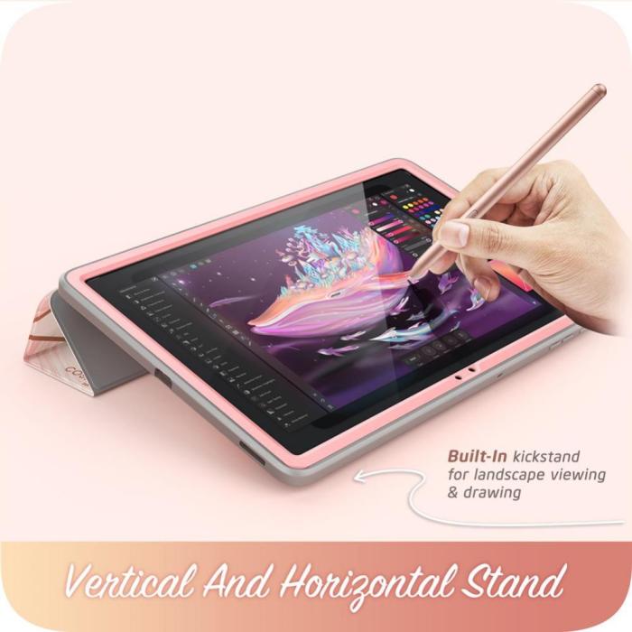UTGATT - Supcase Cosmo Fodral Galaxy Tab S7 Fe 5g 12.4 - Marble