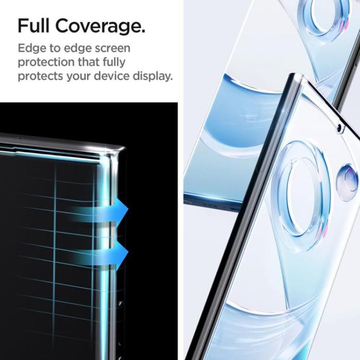 UTGATT - Spigen Galaxy S23 Ultra Härdat Glas Skärmskydd - Clear
