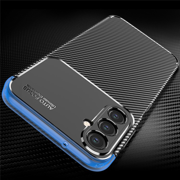 OEM - Galaxy A24 4G Mobilskal Carbon Fiber - Svart