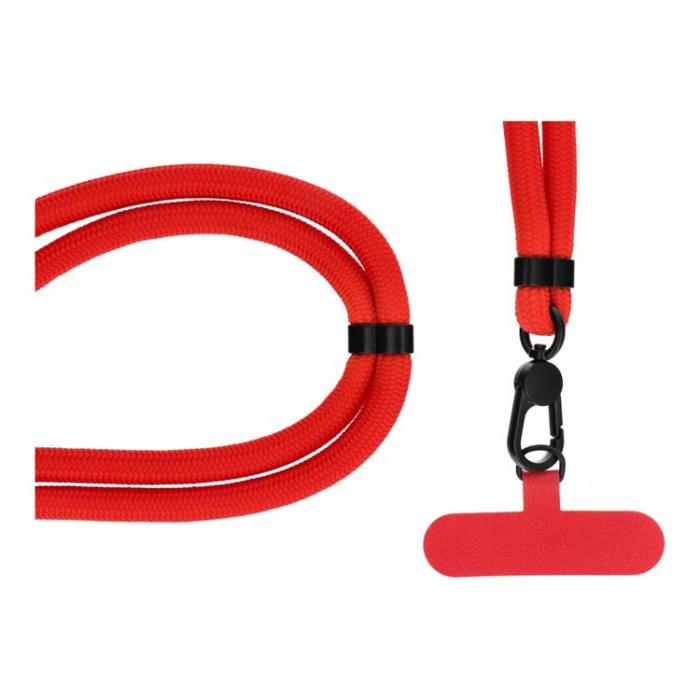 OEM - Swing (8mm) Mobilrem Hängsmycke Justerbar Längd - Röd