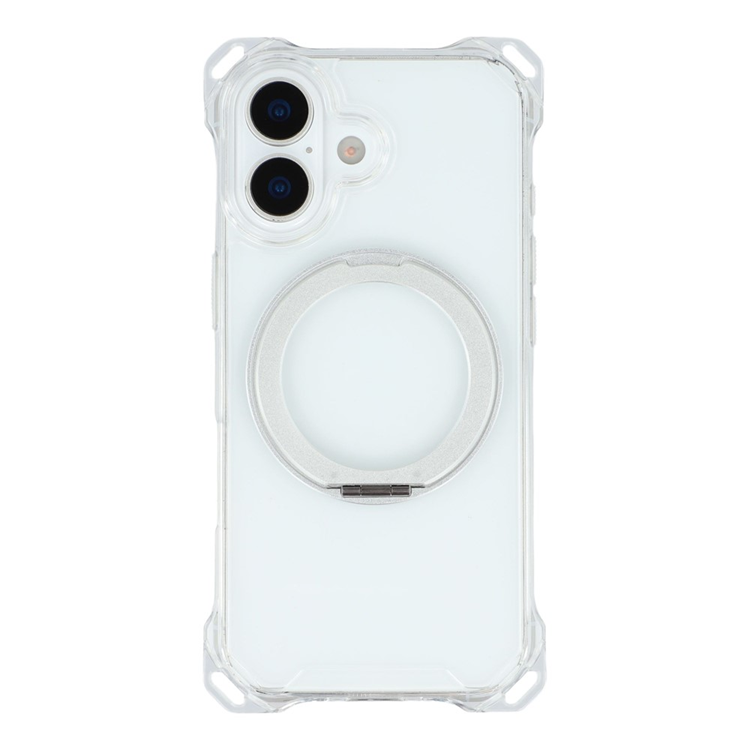 iPhone 17 Mobilskal MagSafe Ring Kickstand - Transparent | 2353 | AlltMobil