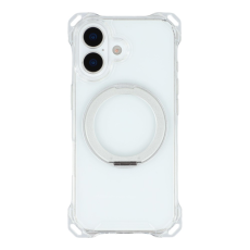 A-One Brand - iPhone 17 Mobilskal MagSafe Ring Kickstand - Transparent