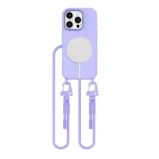 Tech-Protect - Tech-Protect iPhone 16 Pro Max Mobilhalsband Skal Magsafe - Lila