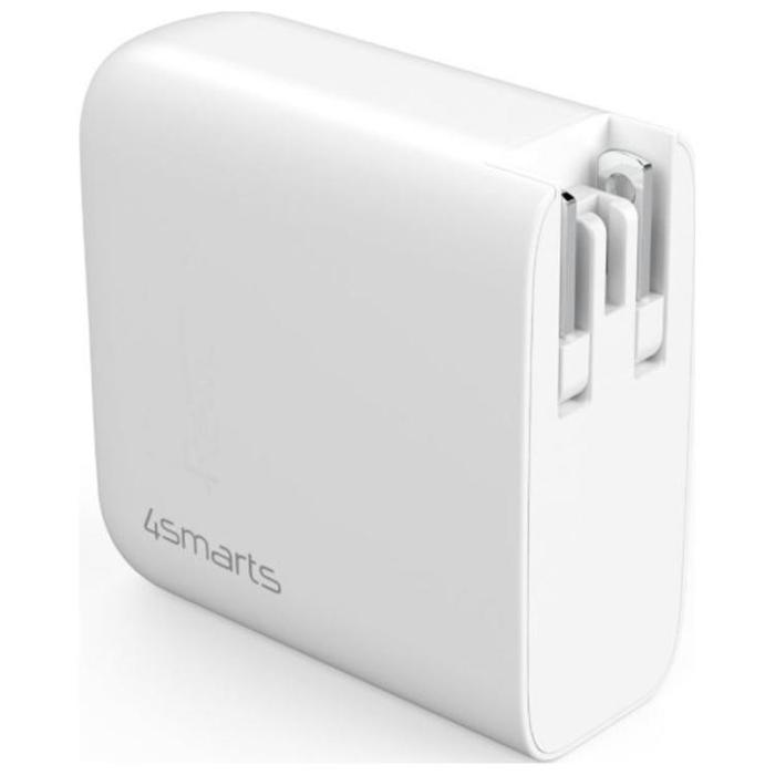 4smarts - 4smarts Snabbladdare 65W 2xUSB-C 1xUSB-A Flex - Vit