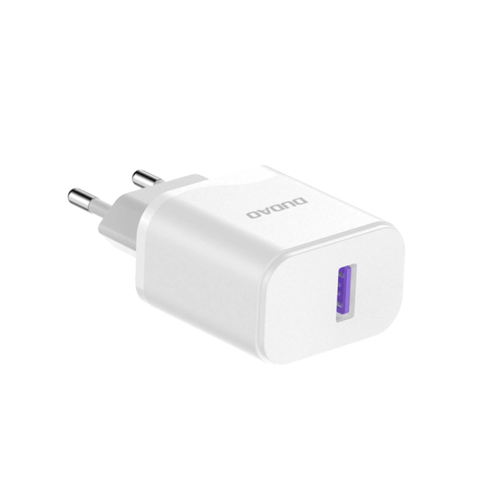 Dudao - Dudao Väggladdare A20EU USB-A 18W + Micro USB Kabel - Vit