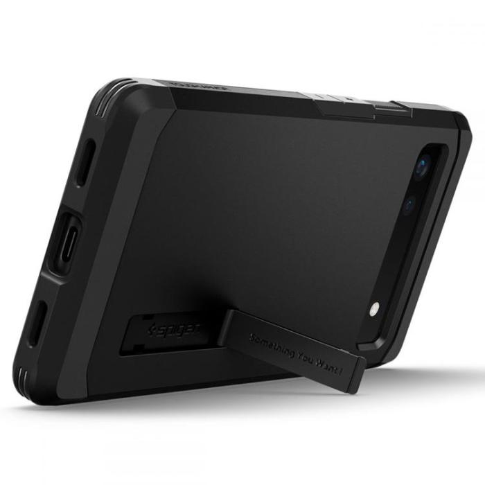 Spigen - Spigen Tough Armor Skal Google Pixel 6a - Svart