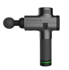 OEM - Phoenix Massagepistol A1 med 9 Massagehuvuden 2400mAh - Svart