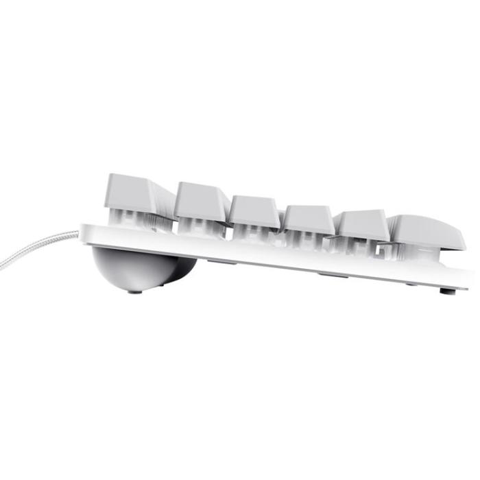 Trust - Trust GXT 833W Thado Gamingtangentbord Nordisk layout Vit