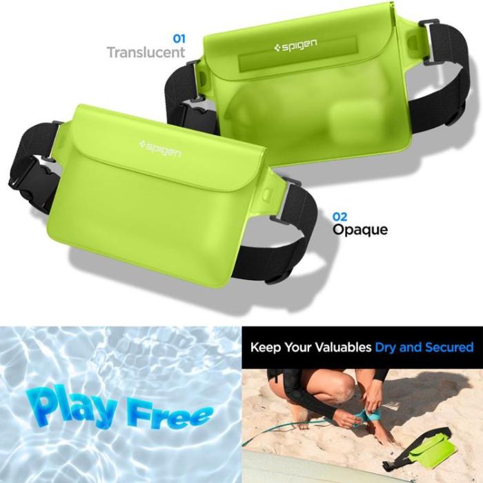 UTGATT - [2-Pack] Spigen Vattentät Midjeväska Universal - Grön