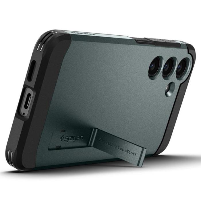 Spigen - Spigen Galaxy S24 Mobilskal Tough Armor - Abyss Grön