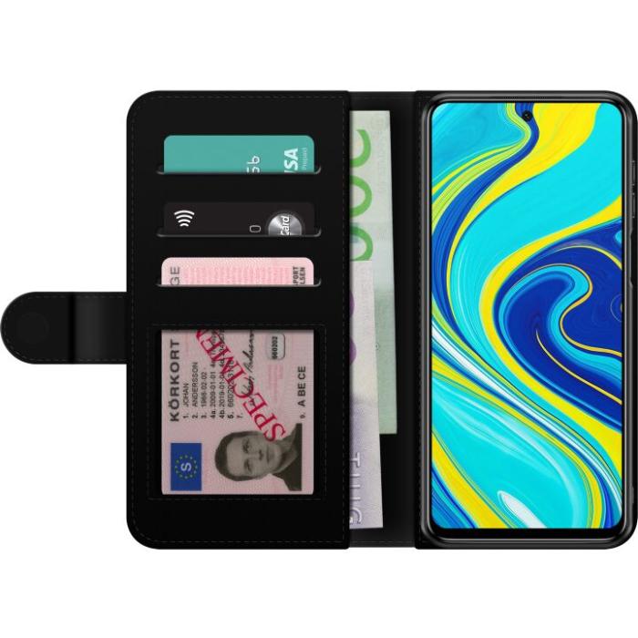 iSecrets - Plånboksfodral till Xiaomi Redmi Note 9S med Fotbollar