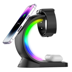 OEM - 3in1 MagSafe Trådlös Laddare iPhone, Apple Watch, Airpods - T17