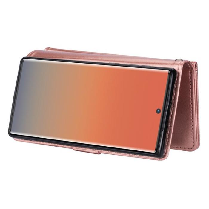 A-One Brand - 2-i-1 Plånboksfodral med 9 Kortplatser Galaxy S22 5G - Rosa Guld