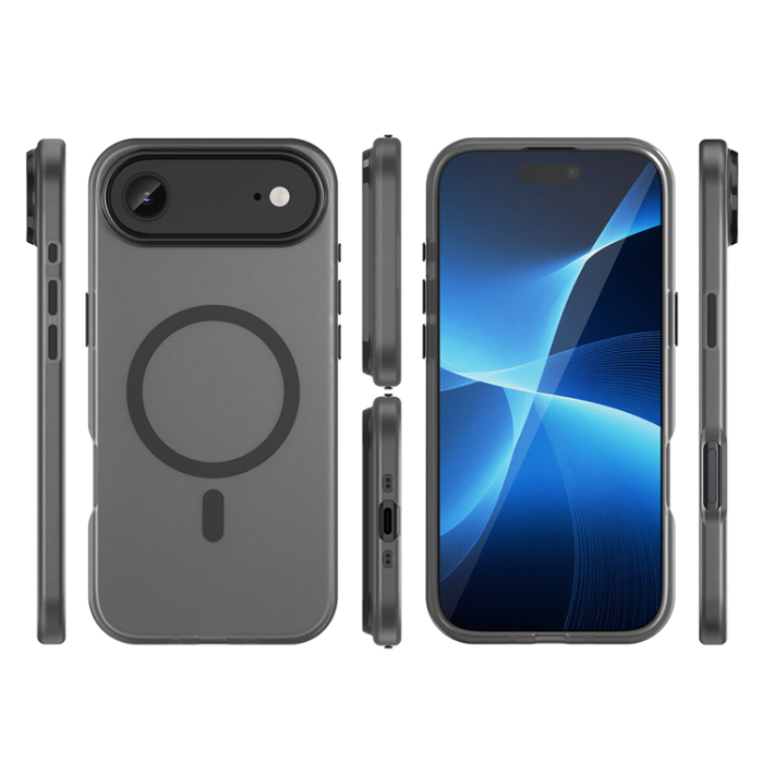 A-One Brand - iPhone Air Mobilskal MagSafe Abrasive - Matte Svart