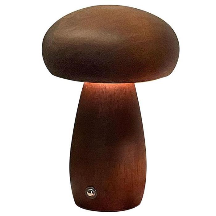 OEM - Bordslampa Vid Sängen Mushroom Art Deco MTWTHN - Brun
