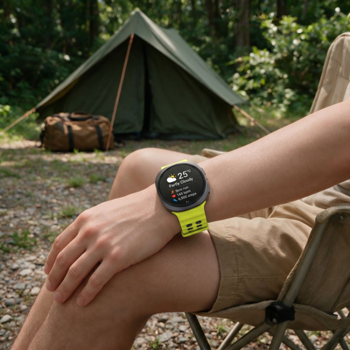 Tech-Protect - Tech-Protect Armband För Galaxy Watch Ultra (47mm) Icon Pro - Lime/Svart