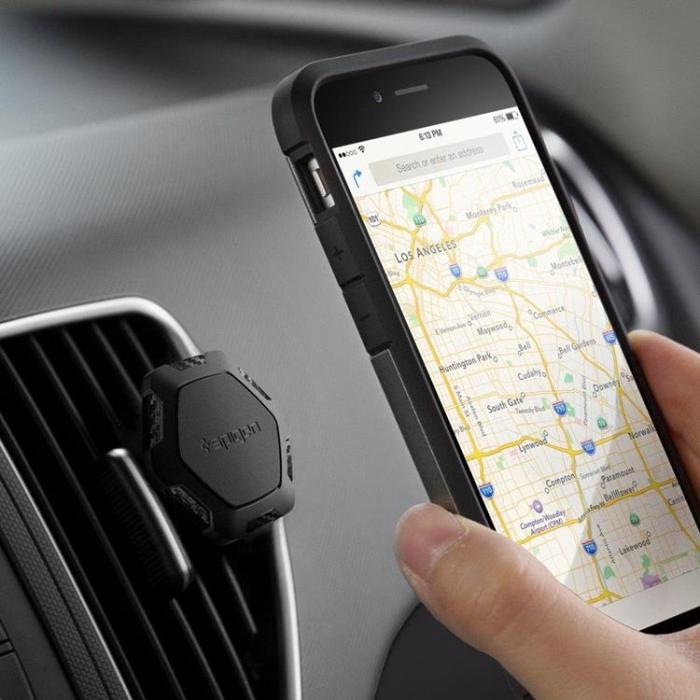 Spigen - Spigen Magnetisk Mobilhållare Luftventil QS 11 - Svart