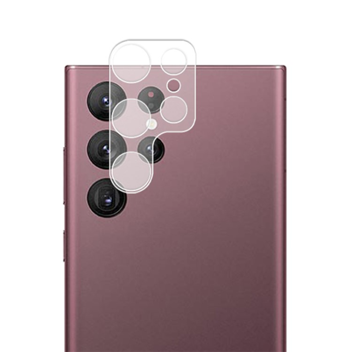 A-One Brand - [1-PACK] Galaxy S23 Ultra Kameralinsskydd i Härdat glas - Clear