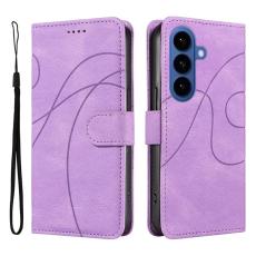 OEM - Pl&aring;nboksfodral f&ouml;r Samsung Galaxy S26 Plus Konstl&auml;der St&auml;ll - Ljuslila