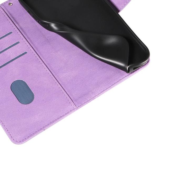 OEM - Plånboksfodral för Samsung Galaxy S26 Plus Konstläder Ställ - Ljuslila