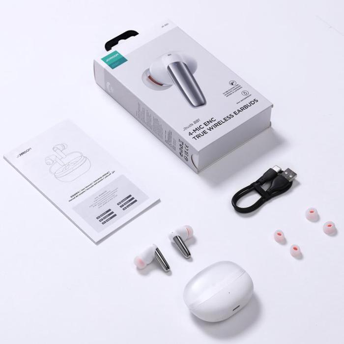Joyroom - Joyroom TWS Trådlösa In-Ear Hörlurar Jbuds - Vit
