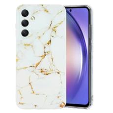 OEM - Mobilskal f&ouml;r Samsung Galaxy S26 Plus Marmor m&ouml;nster TPU - Vit