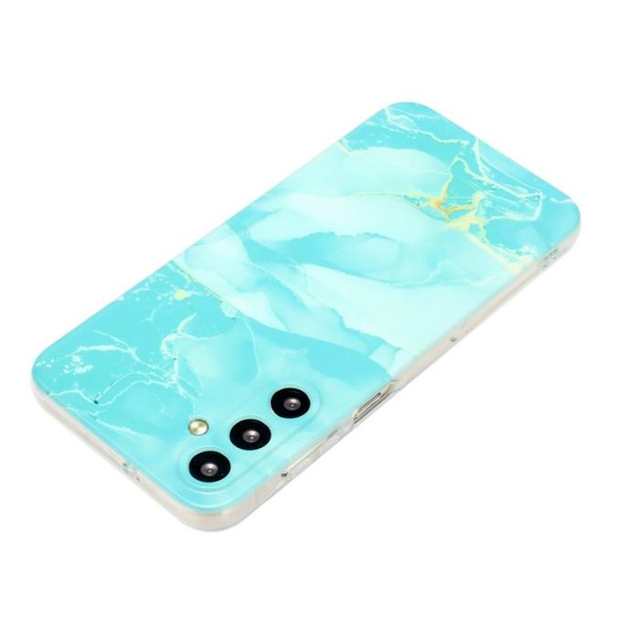 OEM - Mobilskal för Samsung Galaxy S26 Plus Marmor mönster TPU - Grön